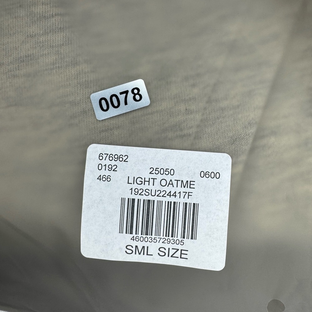 Essentials Fear of God (Light Oatmeal) Hoodie Size Small #78 - Picture 6 of 6